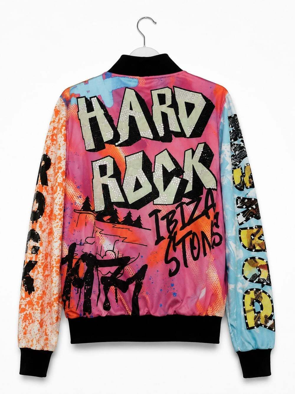 Hard Rock Cafe Ibiza Stones Jacket Niagara Falls Rhinestones Small NWT New T1 - Picture 1 of 8